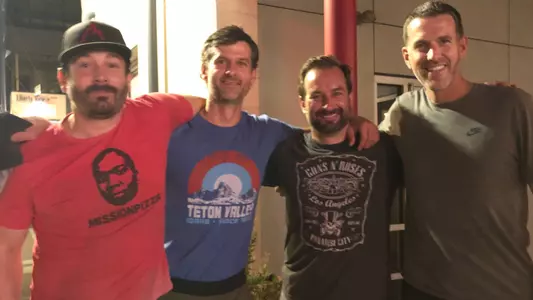 Men's Soccer Group Photo With Ben Stafford