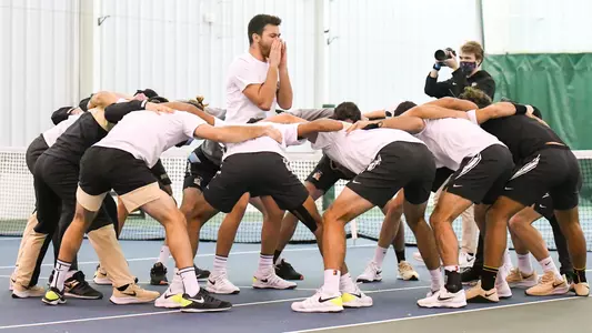 Men's Tennis Huddle 2021 Home Opener
