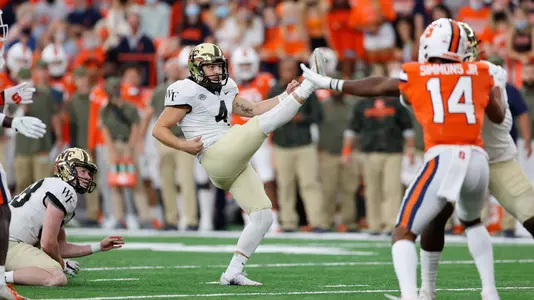 NCAA D-I Football: Wake Forest vs Syracuse October 9, 2021