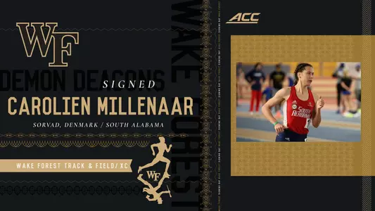 Carolien Millenaar Graduate Transfer Announcement Graphic