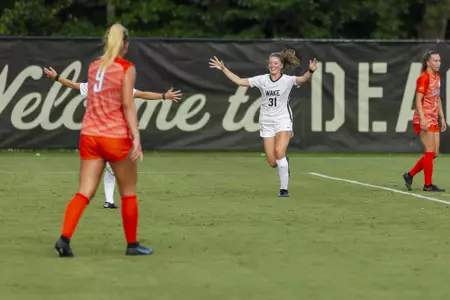 NCAA Womens Soccer 2021: Clemson at Wake Forest AUG 09