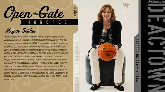 Megan Gebbia - Week 8 Open the Gate Honoree