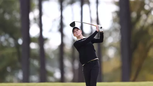 Chapel Hill, NC Ð Oct 17: NCAA Women's Golf - RuthÕs Chris Tar Heel Invitational - Day 1 at Governors Club in Chapel Hill, NC on October 17, 2022. (Credit: Andy Mead/YCJ)