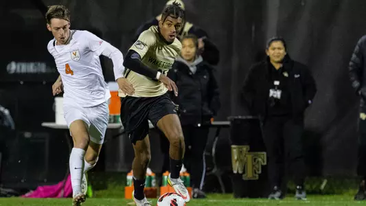 November 3, 2021: the ACC Mens Tournament Soccer matchup at Spry Stadium in Winston-Salem, NC. (Scott Kinser)