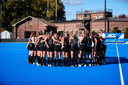 Field Hockey Team in ACC Quarterfinal at Duke