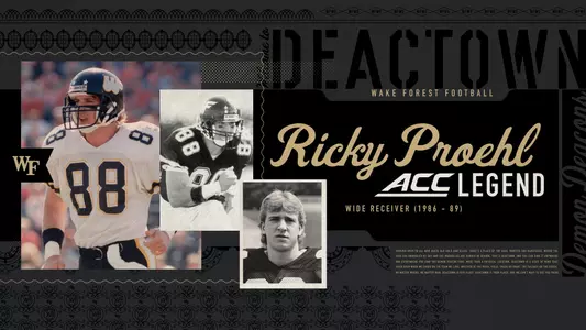 Ricky Proehl - 2022 Wake Forest ACC Legend
