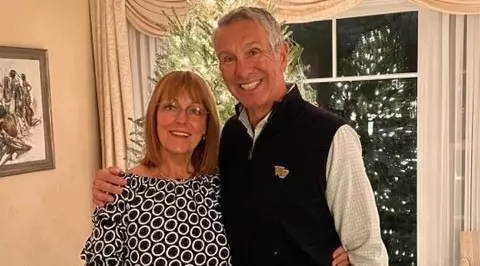 Former Wake Forest linebacker and defensive end Terry Athas (1973-77) and his wife