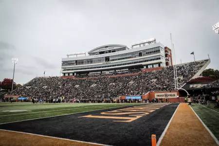 Photo of the stands at Truist Field filled with people
