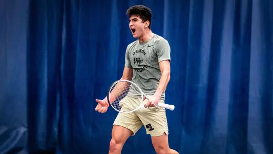 Wake Forest University men’s tennis Wake Forest University men’s tennis team plays Georgia in the first round of the 2022 ITA Division I Men’s National Team Indoor Championshipteam plays Georgia in the first round of the 2022 ITA Division I Men’s National Team Indoor Championship