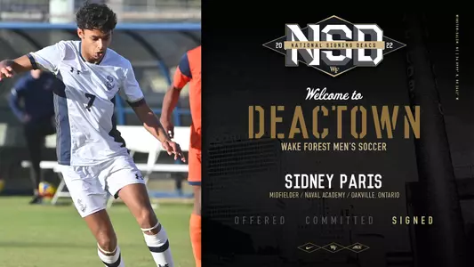 Sidney Paris Signing