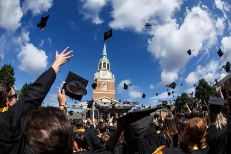 Graduation from Hearn Plaza