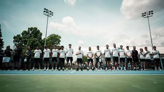 Wake Forest Men's Tennis team shot