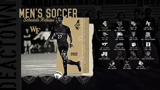 Men's Soccer 2022 Schedule Announcement