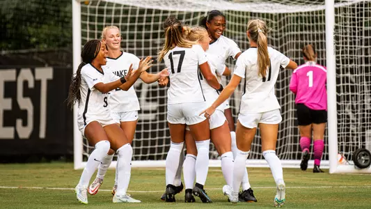 Women's Soccer Celebration