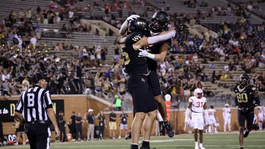 Winston-Salem, NC Ð Sep 1: NCAA Football - VMI at Wake Forest at Truist Field in Winston-Salem, NC on September 1, 2022. (Credit: Andy Mead/WFU)