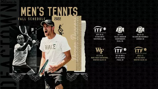 Men's Tennis Fall 2022 Schedule