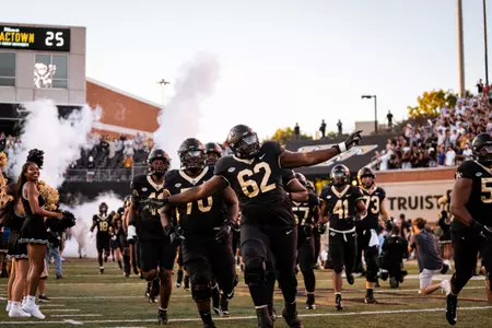 Wake Forest defeated VMI, 44-10, the 2022 season opener on Thursday, Sept. 1 at Truist Field.