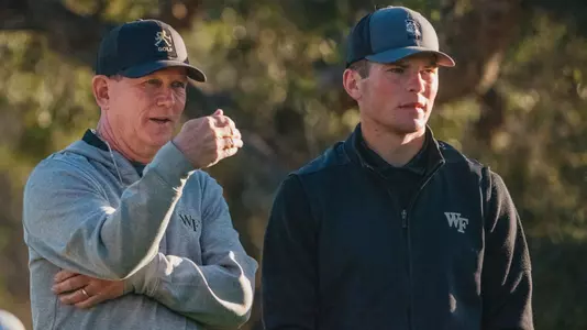 Michael Brennan and Jerry Haas at the Southwestern Invitational on Tuesday, Jan. 31, 2023
