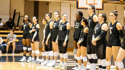 Wake Forest Volleyball lineup