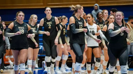 Wake Forest Volleyball lineup
