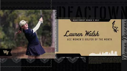 lauren walsh golfer of the month