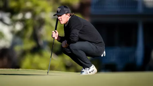 Marshall Meisel at the Wake Forest Invitational