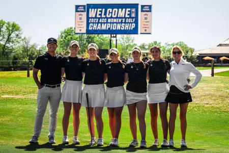 women's golf team at ACC championship
