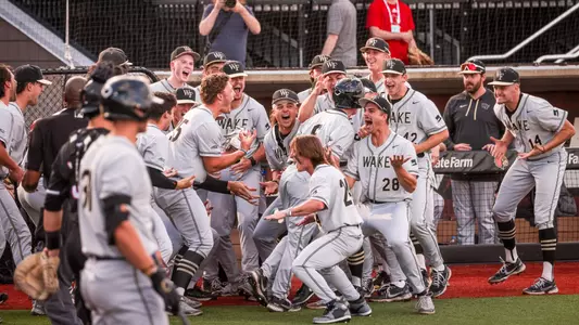 Wake Forest Baseball Home Run Celebration