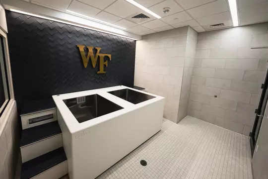 August 31, 2022, Winston-Salem, NC: 
Facility photos of the new Chris Paul Family Men’s Basketball Clubhouse in the Shah Basketball complex on Wednesday, August 31, 2022(Photo by Peter Fortunato)
