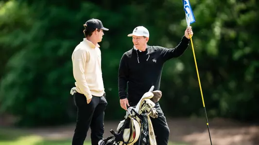 Jerry Haas and Boyd Owens in the Championship match in the 2023 ACC Championship match on Monday, April 24, 2023