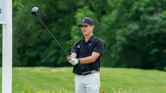 Boyd Owens during the opening round of the NCAA Regionals in Norman, Okla. on Monday, May 15, 2023