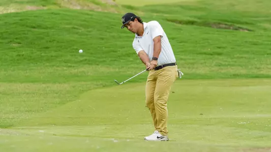 Scotty Kennon in the third round of the NCAA Regional in Norman, Okla. on Wednesday, May 17, 2023