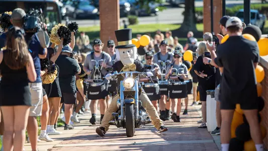 Demon Deacon at Deacon Walk