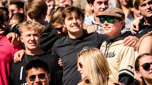 Fans at Allegacy Stadium