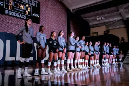 Wake Forest Volleyball lineup