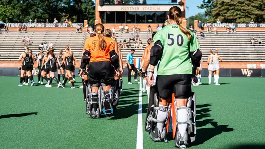 field hockey walk out