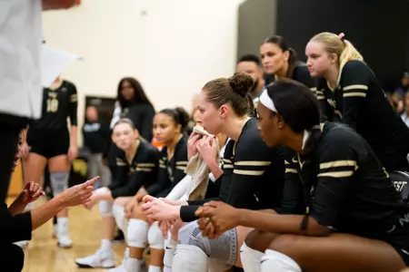 Volleyball huddle