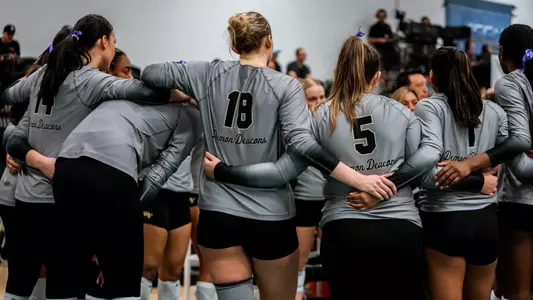 Volleyball huddle