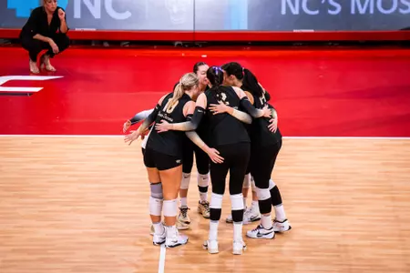 Volleyball huddle