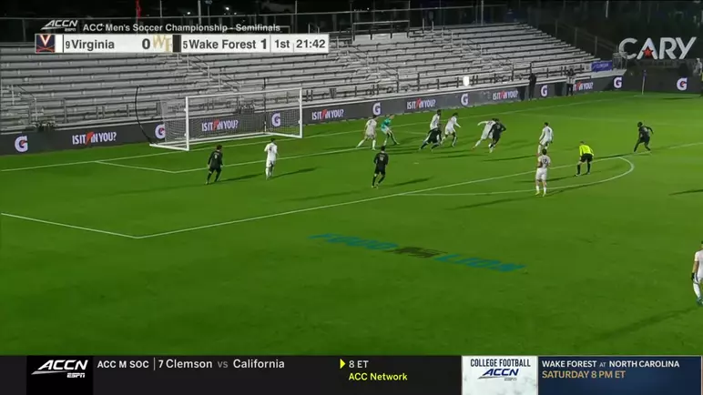 Basit Umar Doubles the Deacs' Lead