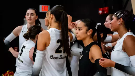 Volleyball huddle