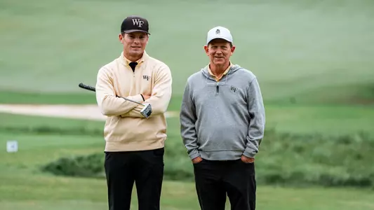 Michael Brennan and Head Coach Jerry Haas