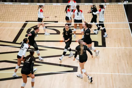 Volleyball celebration