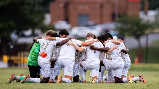 Wake Forest Team Huddle vs. Gardner-Webb