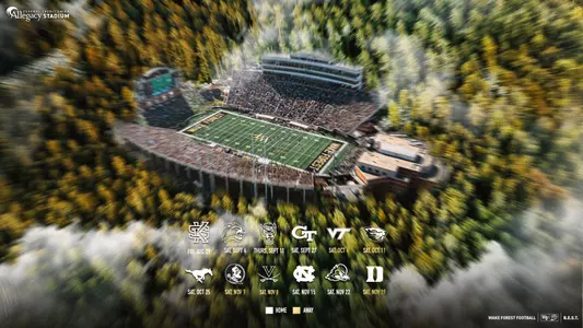 Wake Forest Schedule Graphic