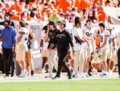 The Deacons’ game against the Virginia Tech Hokies on Saturday, October 4, 2025 at Lane Stadium in Blacksburg, VA / Wake Forest Athletics