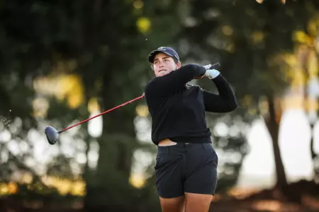 Wilmington, NC – Oct 24: NCAA Women's Golf - Landfall Tradition - First Round at Country Club of Landfall Pete Dye Course in Wilmington, NC on October 24, 2025. (Credit: Andy Mead/YCJ)
