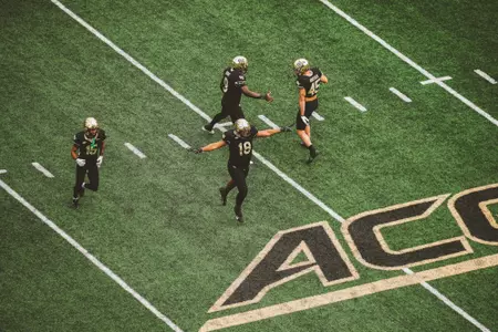 The Deacons game against the SMU Mustangs on Saturday, October 25th, 2025 at Allegacy Stadium in Winston-Salem, NC.