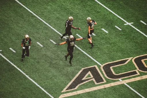 The Deacons game against the SMU Mustangs on Saturday, October 25th, 2025 at Allegacy Stadium in Winston-Salem, NC.