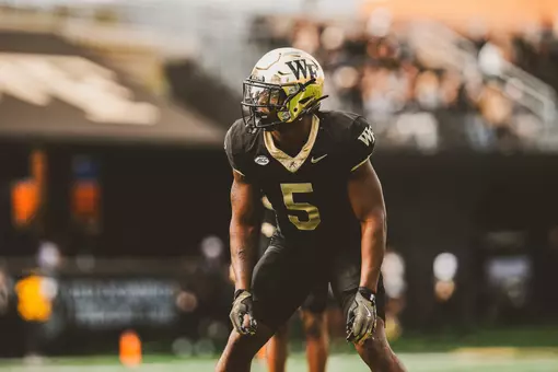 The Deacons game against the SMU Mustangs on Saturday, October 25th, 2025 at Allegacy Stadium in Winston-Salem, NC.